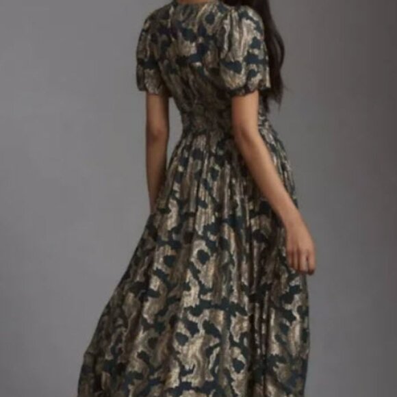 Anthropologie Katerina Button Front Midi Dress.  NWT Plus Size US 26 - Picture 3 of 13